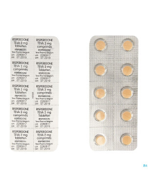 Risperidone teva 2 mg comp 100