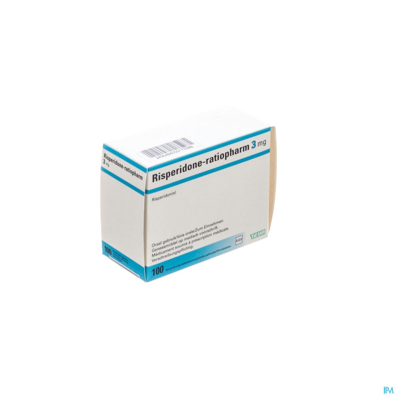 Risperidone teva 3 mg comp 100