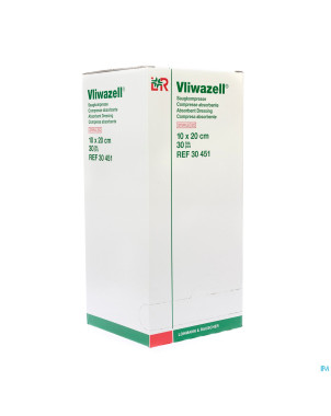 Vliwazell cp sterile    10x20cm 30 30451