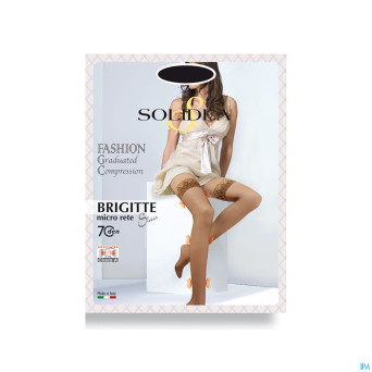 Solidea bas fashion brigitte m.rete 70 paprika 4-l