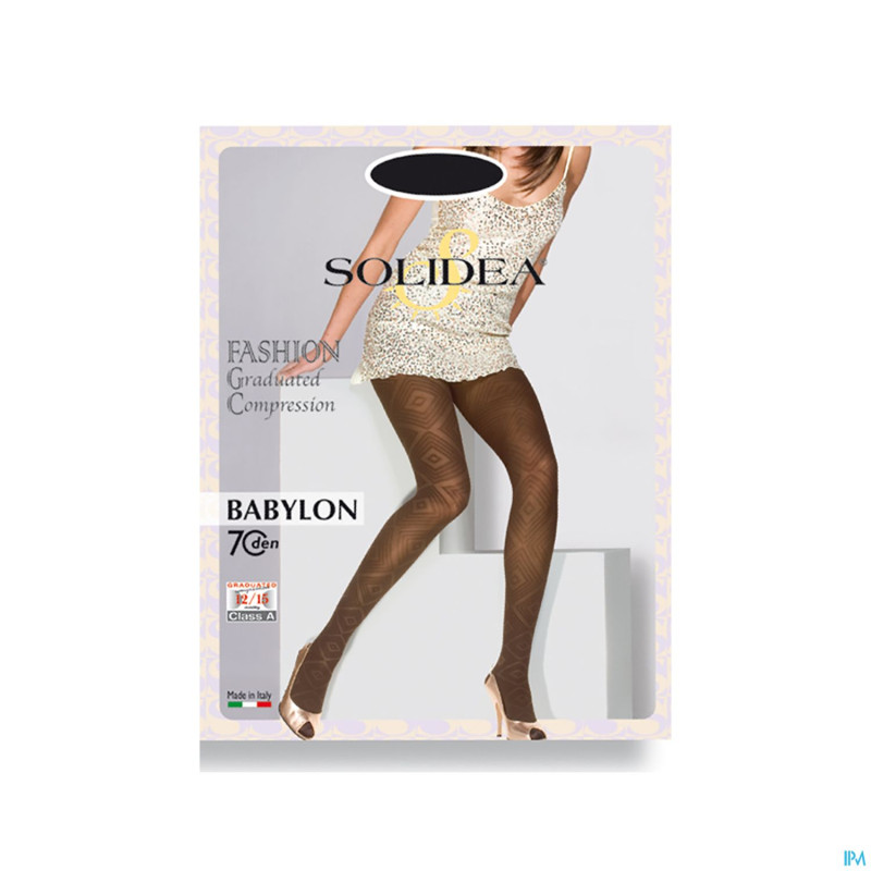 Solidea collant fashion babylon 70 nero    4xl-xl