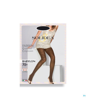 Solidea collant fashion babylon 70 nero    4xl-xl