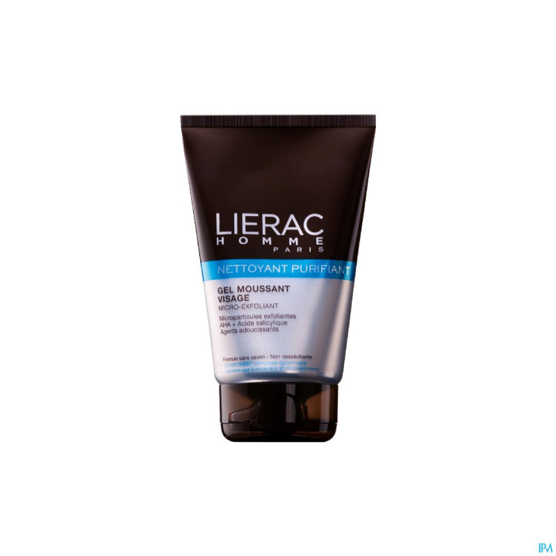 Lierac homme nettoyant purifiant    tube 100ml