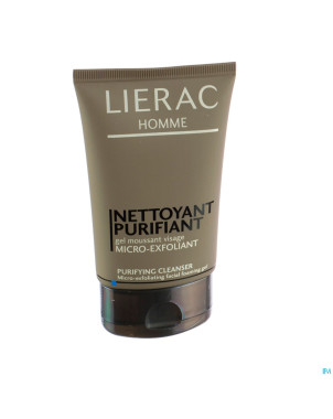 Lierac homme nettoyant purifiant    tube 100ml