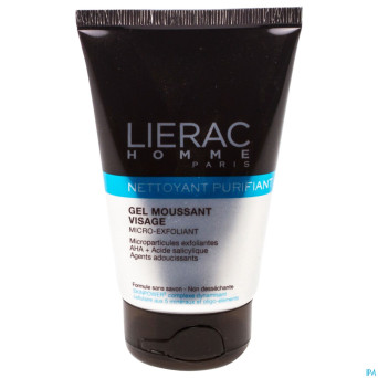 Lierac homme nettoyant purifiant    tube 100ml