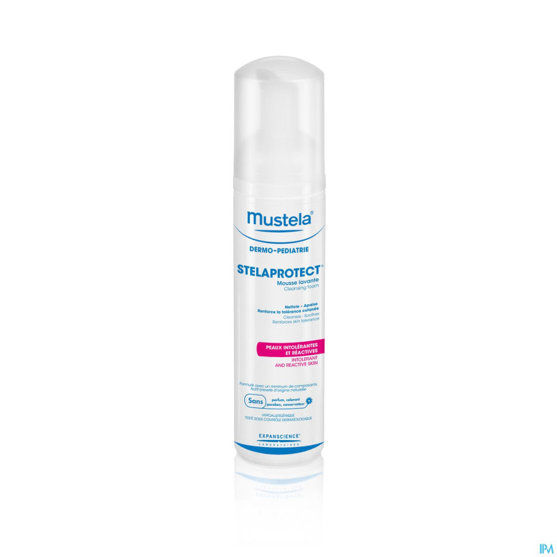 Mustela dp stelaprotect mousse lavante n/parf200ml