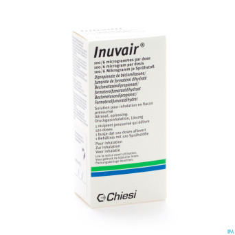 Inuvair 100/6mcg aerosol doses 1x120