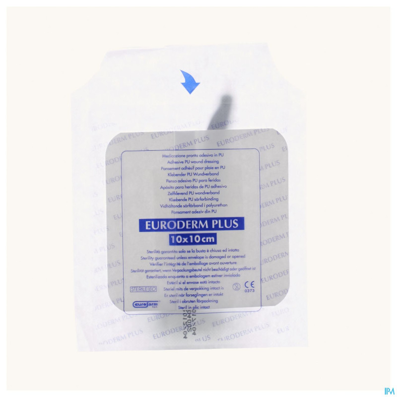 Euroderm plus 10x10cm 1 waterproof