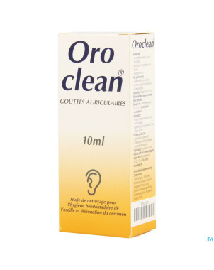 Oroclean gutt auriculaires nettoyantes 10ml
