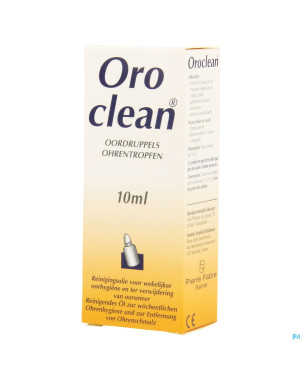 Oroclean gutt auriculaires nettoyantes 10ml