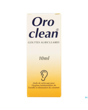 Oroclean gutt auriculaires nettoyantes 10ml