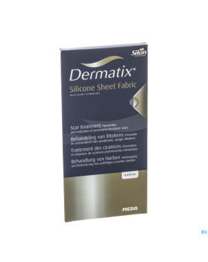 Dermatix silicone sheet fabric adh  4x13cm 1