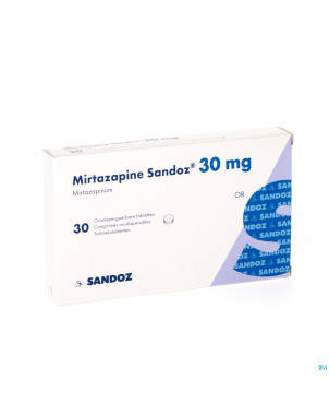 Mirtazapine sandoz 30 mg orodisp tabl 30