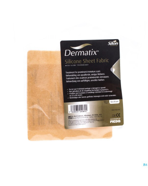 Dermatix silicone sheet fabric adh 13x13cm 1