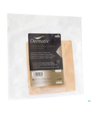 Dermatix silicone sheet fabric adh 13x13cm 1