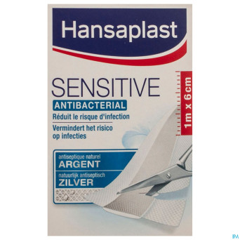 Hansaplast med sensitive 1mx6,00cm 47827