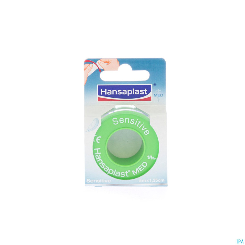 Hansaplast med sensitive 5mx1,25cm 1 47815