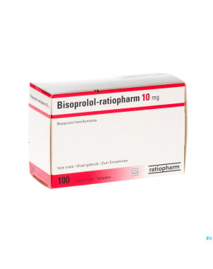 Bisoprolol ratiopharm comp 100 x 10 mg