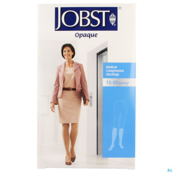 Jobst opaque 15-20 c1 genou noir    m 7518201