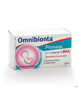 Omnibionta pronatal + dha tabl 30+caps 30
