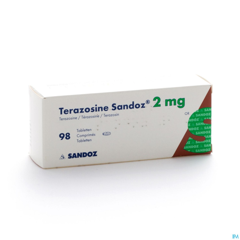 Terazosine sandoz comp 98 x  2 mg
