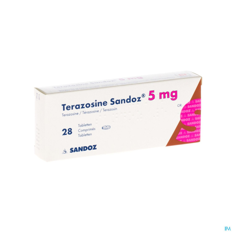 Terazosine sandoz comp 28 x  5 mg