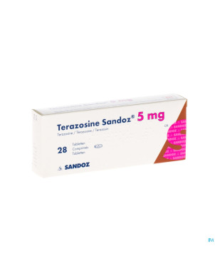Terazosine sandoz comp 28 x  5 mg