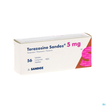 Terazosine sandoz comp 56 x  5 mg