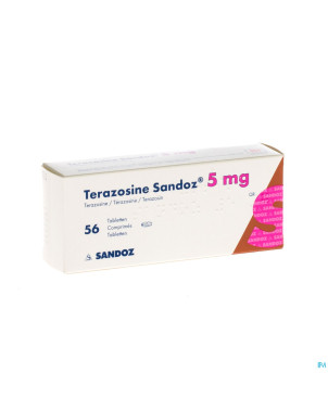 Terazosine sandoz comp 56 x  5 mg