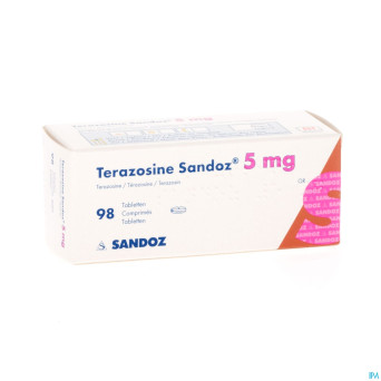 Terazosine sandoz comp 98 x  5 mg