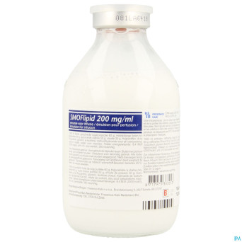 Smoflipid 200 mg/ml fl 250 ml glas - verre