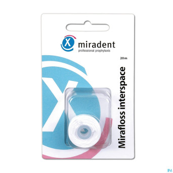Mirafloss interspace file dentaire refill 20m