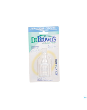 Dr brown tetine silicone 1age 3    295 escos