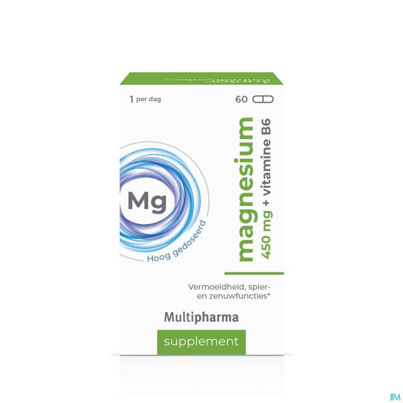 Mph magnesium 450mg + vit b6 6mg caps 60