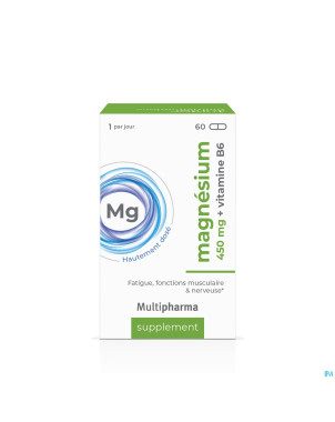 Mph magnesium 450mg + vit b6 6mg caps 60