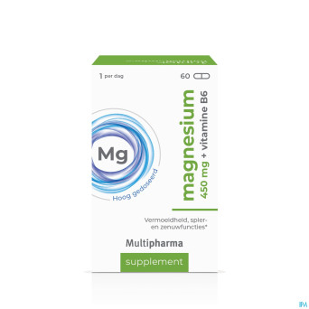 Mph magnesium 450mg + vit b6 6mg caps 60