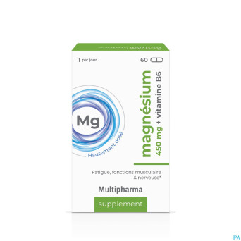 Mph magnesium 450mg + vit b6 6mg caps 60