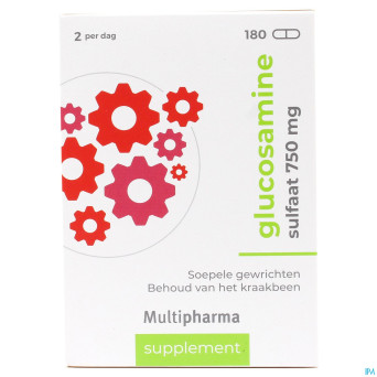 Mph glucosamine sulfate caps 180x750mg