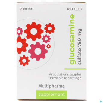 Mph glucosamine sulfate caps 180x750mg