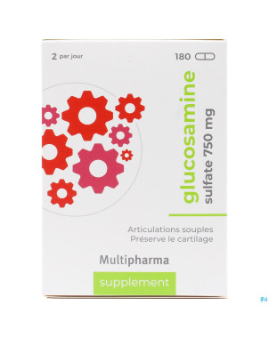 Mph glucosamine sulfate caps 180x750mg