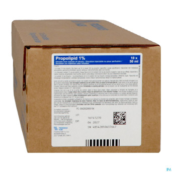 Propolipid 1 % fl inj 10 x 50ml