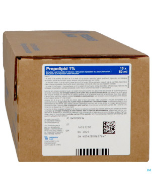 Propolipid 1 % fl inj 10 x 50ml