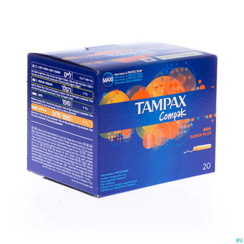 Tampax compak super plus 20