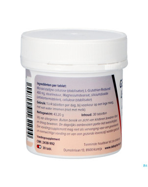 Reduced l-glutathion    comp  30    deba