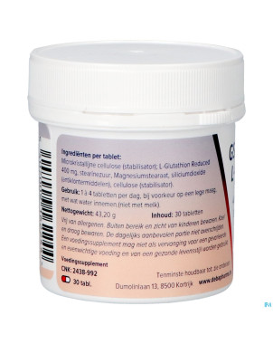 Reduced l-glutathion    comp  30    deba