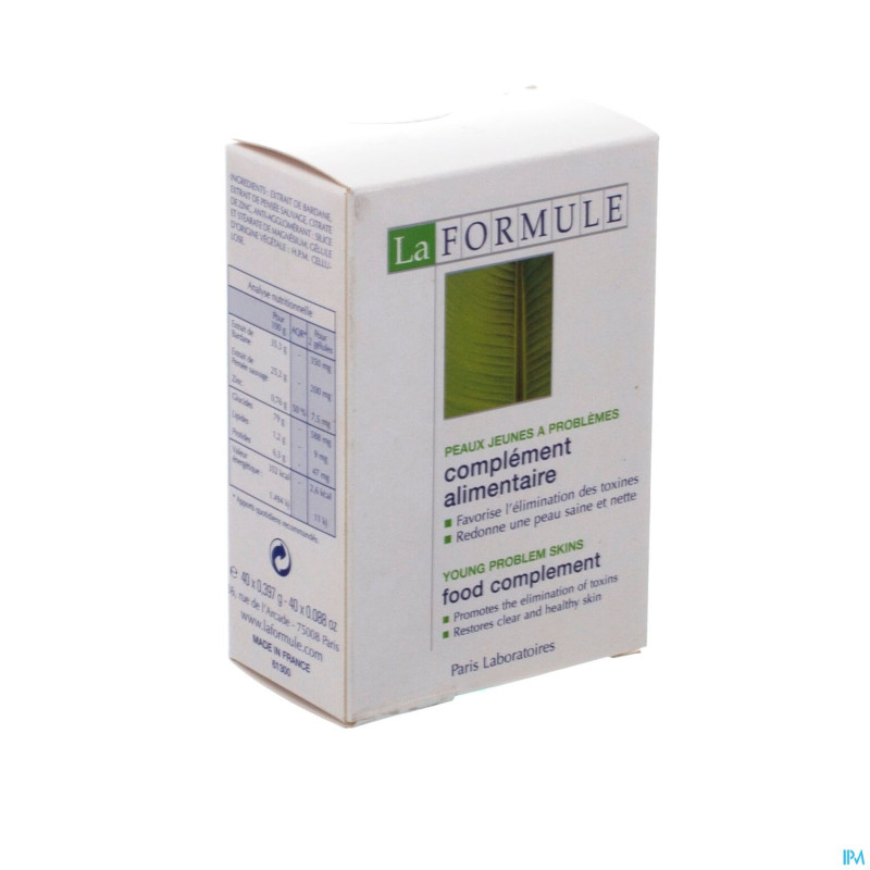 La formule soin peau jeune gel 40