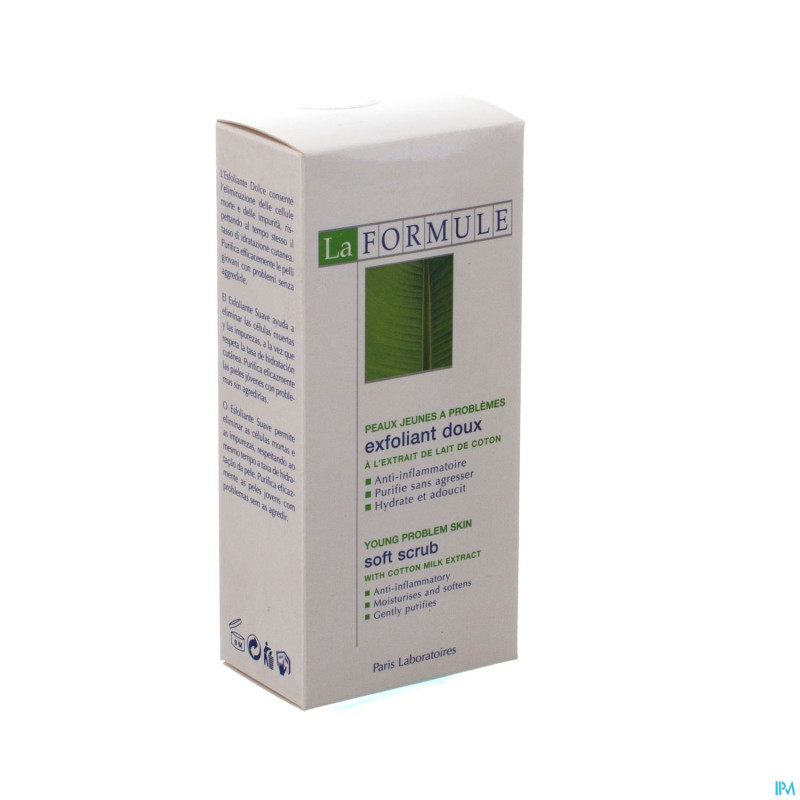 La formule exfoliant doux creme tube 50ml
