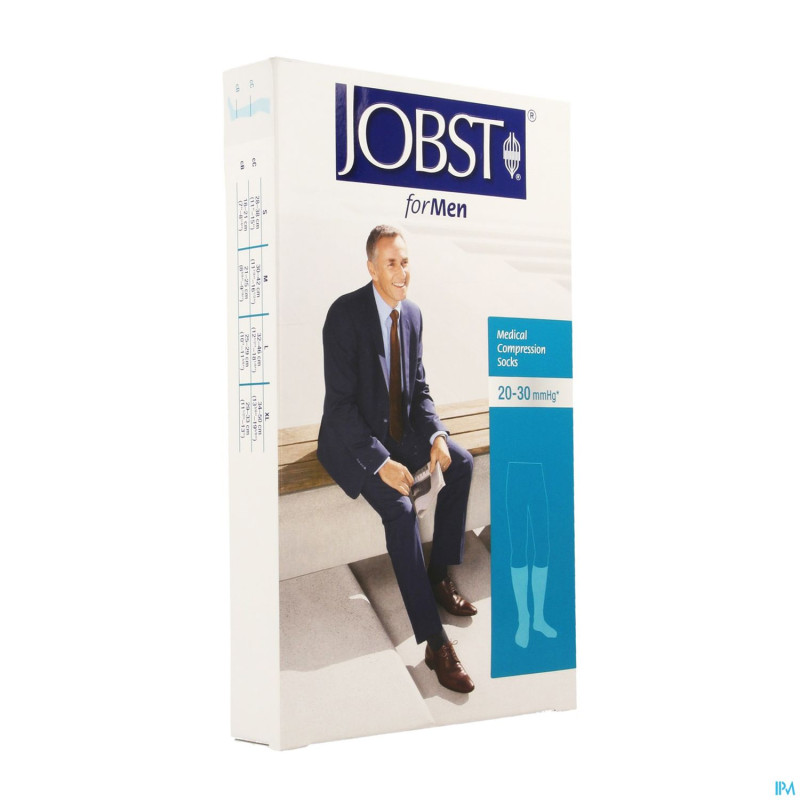 Jobst for men c2 20-30 ad ort.ouvert noir   m 1p