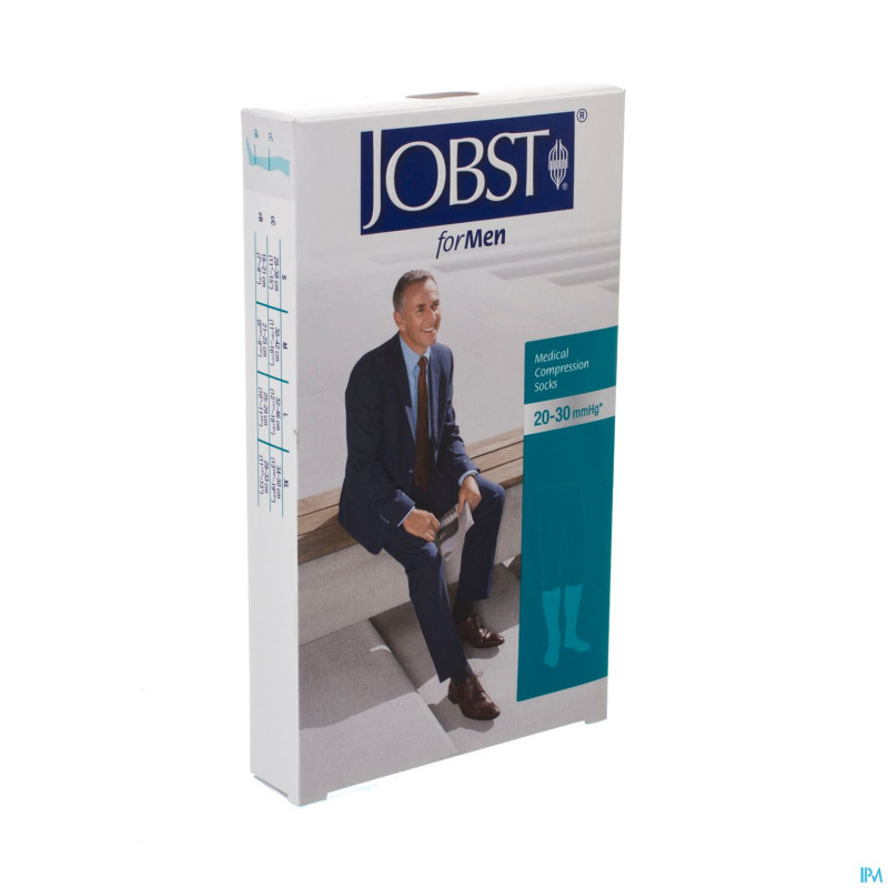 Jobst for men c2 20-30 ad ort.ouvert noir   s 1p