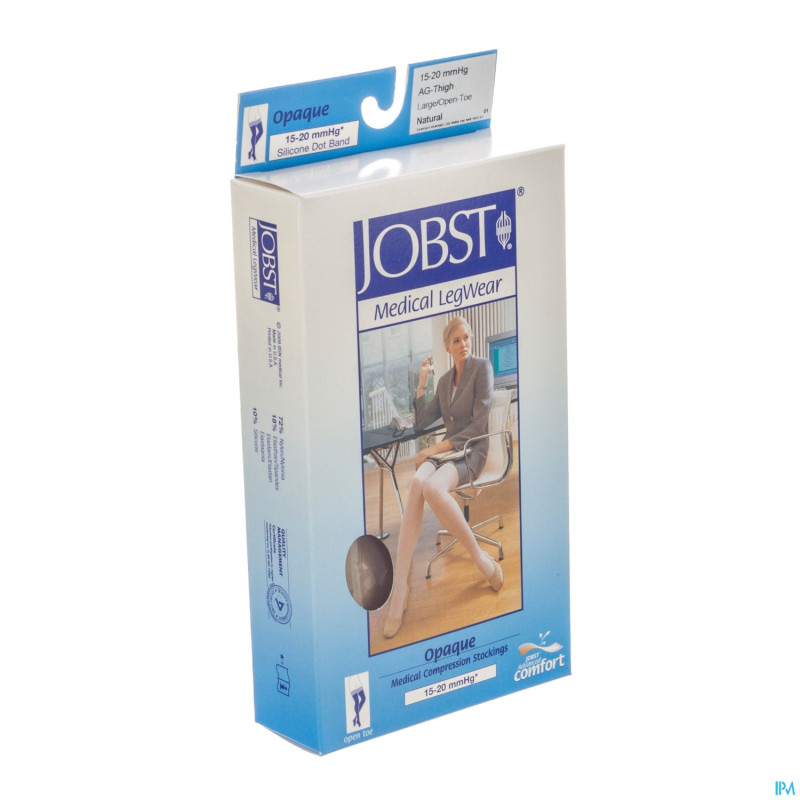 Jobst opaque 15-20 c1 cuisse ort.ouvert beige    l